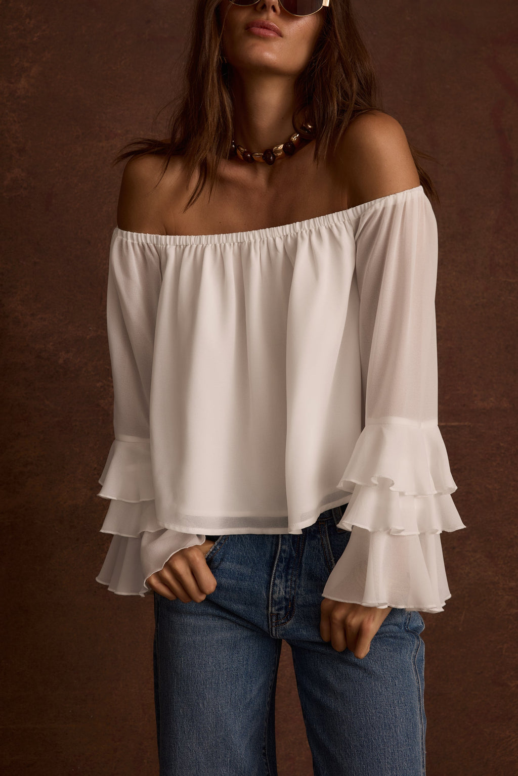 Brinley Off Shoulder Blouse