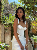 Lorelei White Corset Top