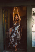 Rosalia Olive Mesh Maxi Dress